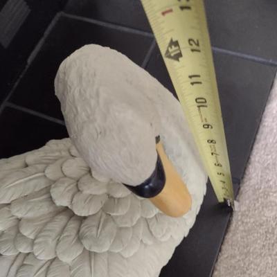 Large Ceramic Swan Statuette