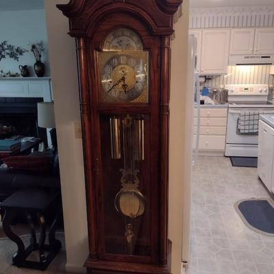 Ridgeway Oak Case Grandfather Clock