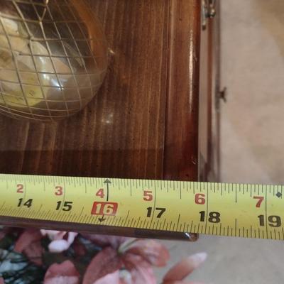 Bassett Furniture Walnut Finish Two Piece China Buffet Hutch (No Contents)