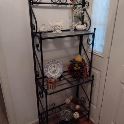 Metal Framed Baker's Rack (No Contents)
