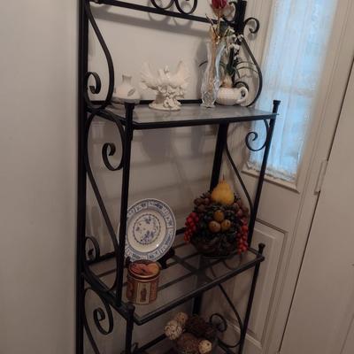 Metal Framed Baker's Rack (No Contents)