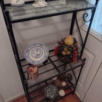 Metal Framed Baker's Rack (No Contents)