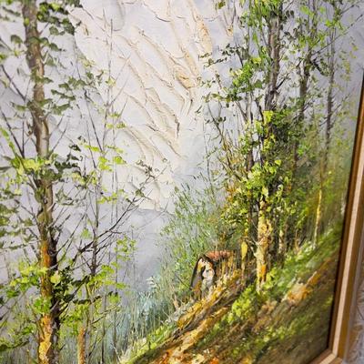 Sale Photo Thumbnail #84: Measures 20 x 24 Framed and Good Condition. 