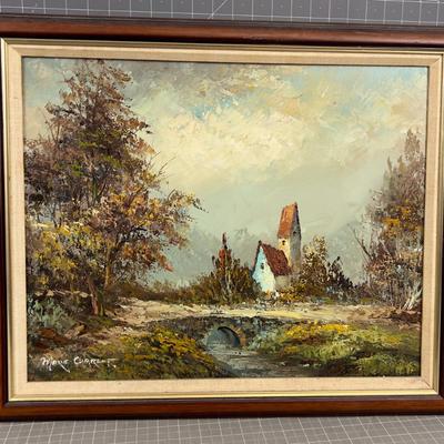 Sale Photo Thumbnail #85: Measures 20 X 16"  Framed and Good Condition. 