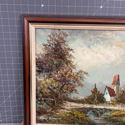 Sale Photo Thumbnail #87: Measures 20 X 16"  Framed and Good Condition. 
