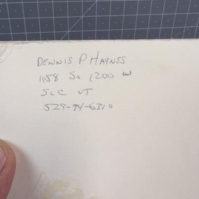 Sale Photo Thumbnail #148: Good Condition. Needs to be Framed, matted. Artist  Dennis P. Haynes 14 x 11" 