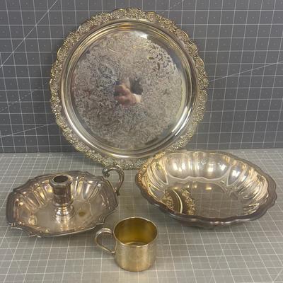 Sale Photo Thumbnail #179: Bowl, Candleholder, Tray Cup Good Condition. Nice!! 