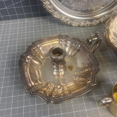 Sale Photo Thumbnail #181: Bowl, Candleholder, Tray Cup Good Condition. Nice!! 