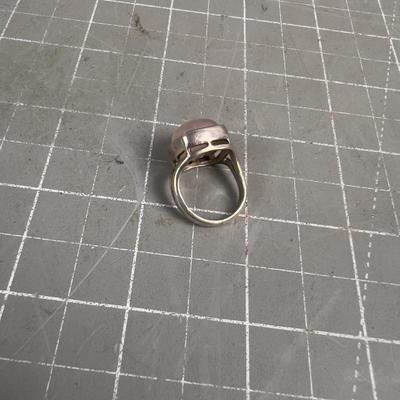 Sale Photo Thumbnail #402: 4-3/4 Size. Slightly Bent. Small Ring but large Stone! 