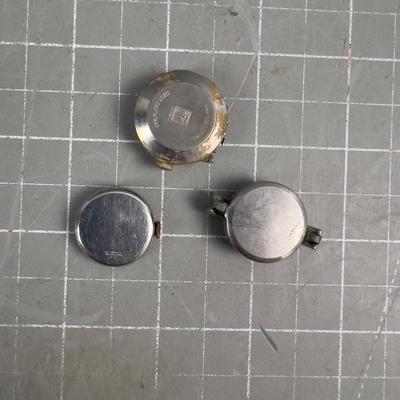 Sale Photo Thumbnail #433: Not working Order. But Awesome Upcycle for jewelry making or art. One does not have insides watch works. COOL!