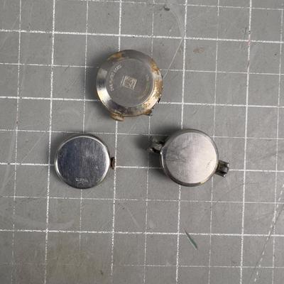 Sale Photo Thumbnail #432: Not working Order. But Awesome Upcycle for jewelry making or art. One does not have insides watch works. COOL!