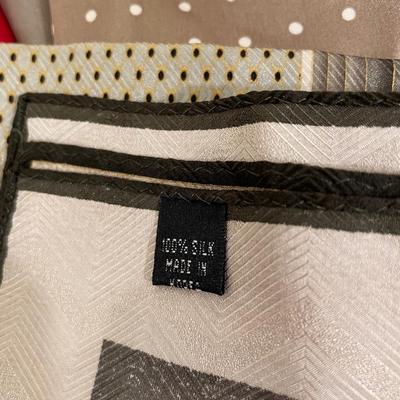 Men’s Ties and Pocket Scarves Some NWT