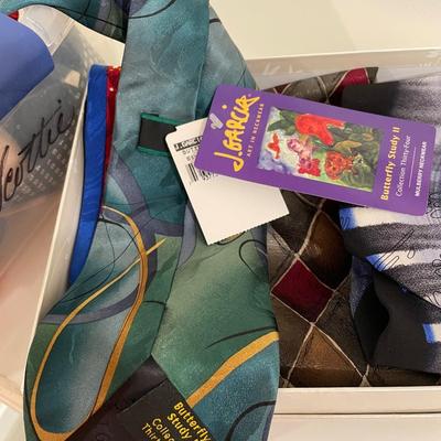 Men’s Ties and Pocket Scarves Some NWT