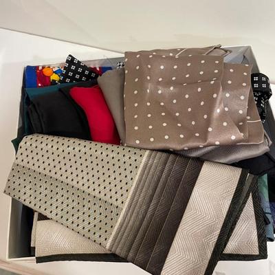 Men’s Ties and Pocket Scarves Some NWT