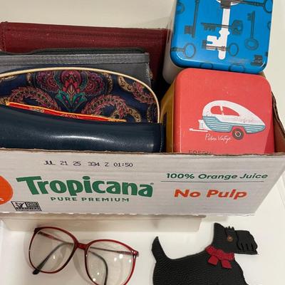 Headbands, Fossil tins, Wallets, etc