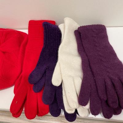 Fall/Winter Knit Gloves, Berets, Hats