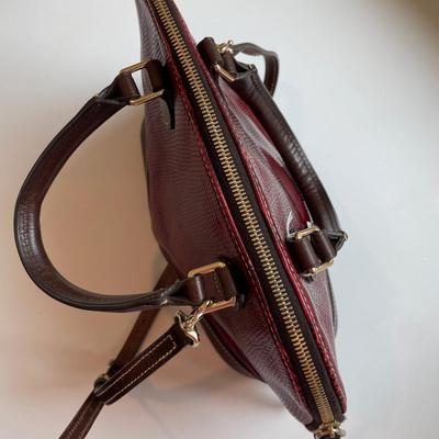 Dooney & Bourke Red/Brown Satchel
