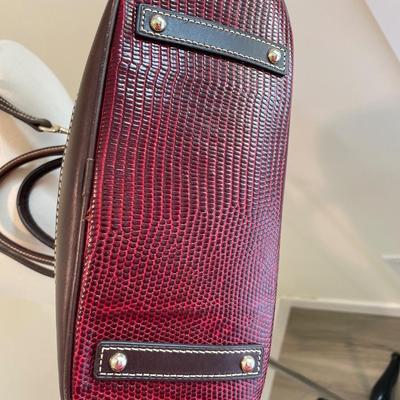 Dooney & Bourke Red/Brown Satchel