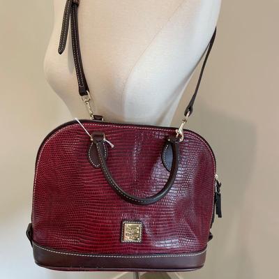 Dooney & Bourke Red/Brown Satchel