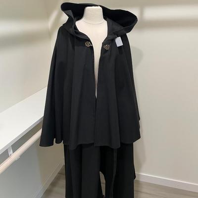 Black Cloak/Cape with hood Very Nice!