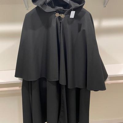 Black Cloak/Cape with hood Very Nice!