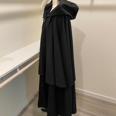 Black Cloak/Cape with hood Very Nice!
