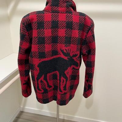 Red/Black Moose Jacket Size Large