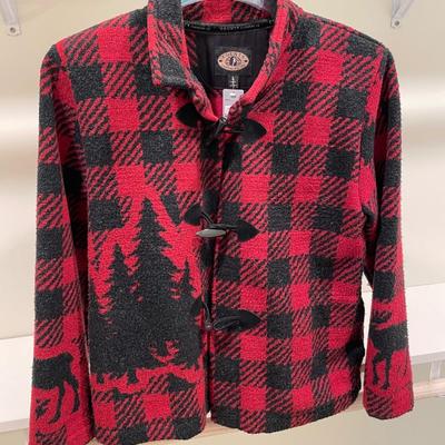 Red/Black Moose Jacket Size Large