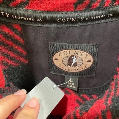 Red/Black Moose Jacket Size Large