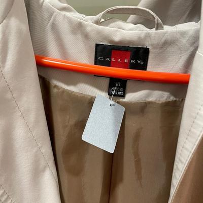 Trench Coat, Red Cape and reversible Vest