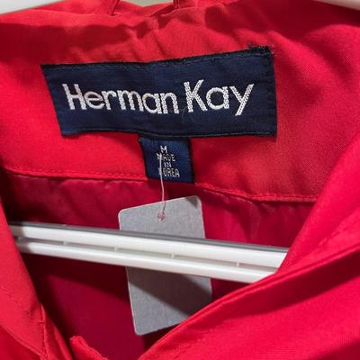 Trench Coat, Red Cape and reversible Vest