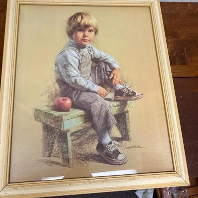 Sale Photo Thumbnail #402: In good vintage condition. Approx. 22" x 18".
