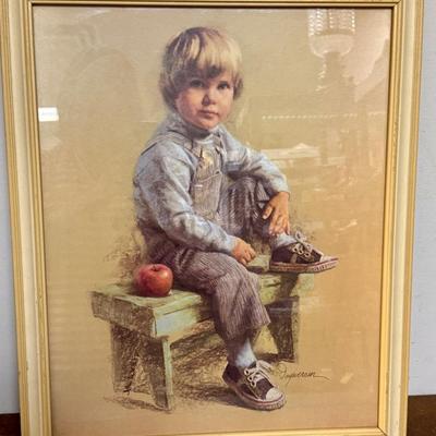 Sale Photo Thumbnail #403: In good vintage condition. Approx. 22" x 18".