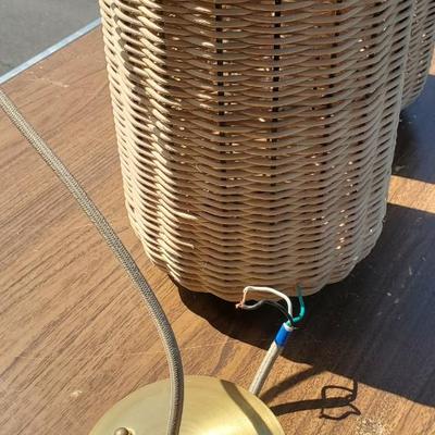 Sale Photo Thumbnail #3: Lamps are approx 14" tall and 7" across No damage.