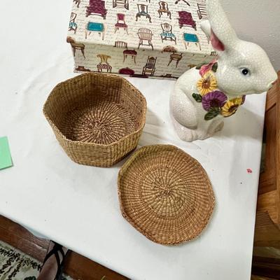 Lot 249 Boxes & rabbit