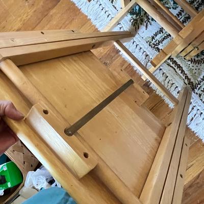 Lot 263 Wood TV trays