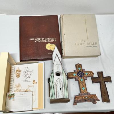 Lot 271 Christian decor & books