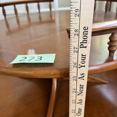 Lot 273 Maple 2 stack table
