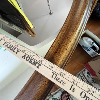 Lot 276 Oval mirror
