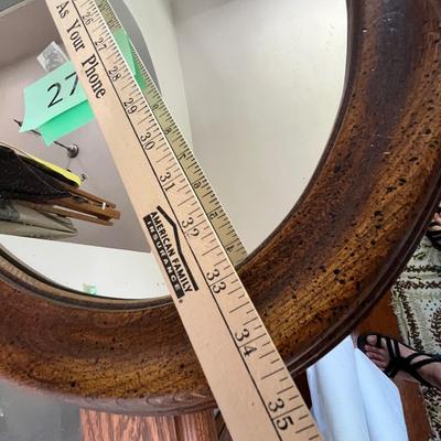 Lot 276 Oval mirror