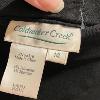 3 Skirts Chicos Print NWT and 2 Black Coldwater Creek