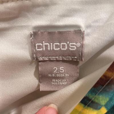 3 Skirts Chicos Print NWT and 2 Black Coldwater Creek
