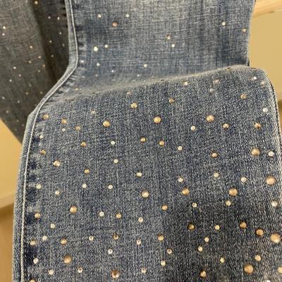 Chicos NWT Sparkle Denim Size 2R