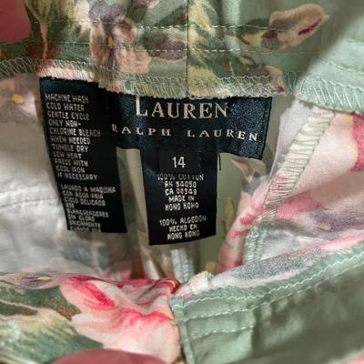 Ralph Lauren floral Capri Pants Size 14