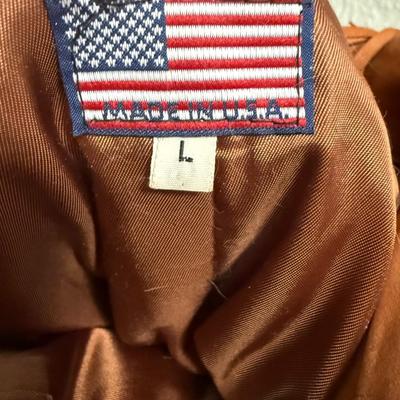 Size L Fur Lined Suede Coat