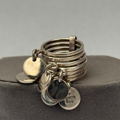 Ring Set Mexican Silver