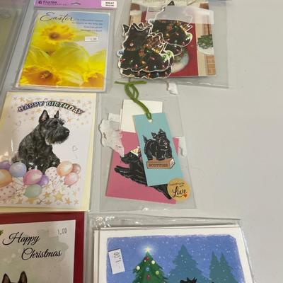 Large Holiday and More Stationary Lot with Bin