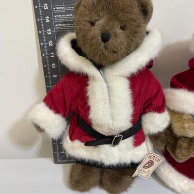 Boyd’s Bears Plush Santa and Mrs Claus
