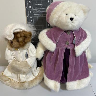 Boyd’s Bears Plush Lilac and Cream Coats