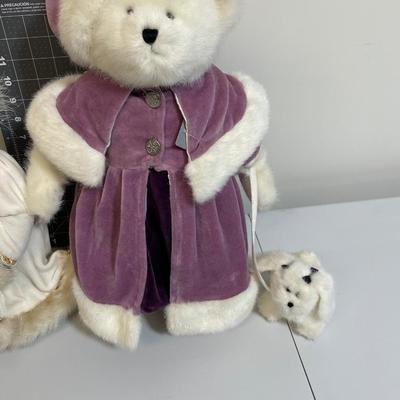 Boyd’s Bears Plush Lilac and Cream Coats